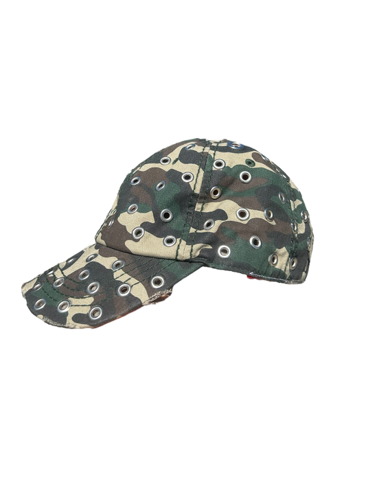 METAL STABBED THRASHED CAP