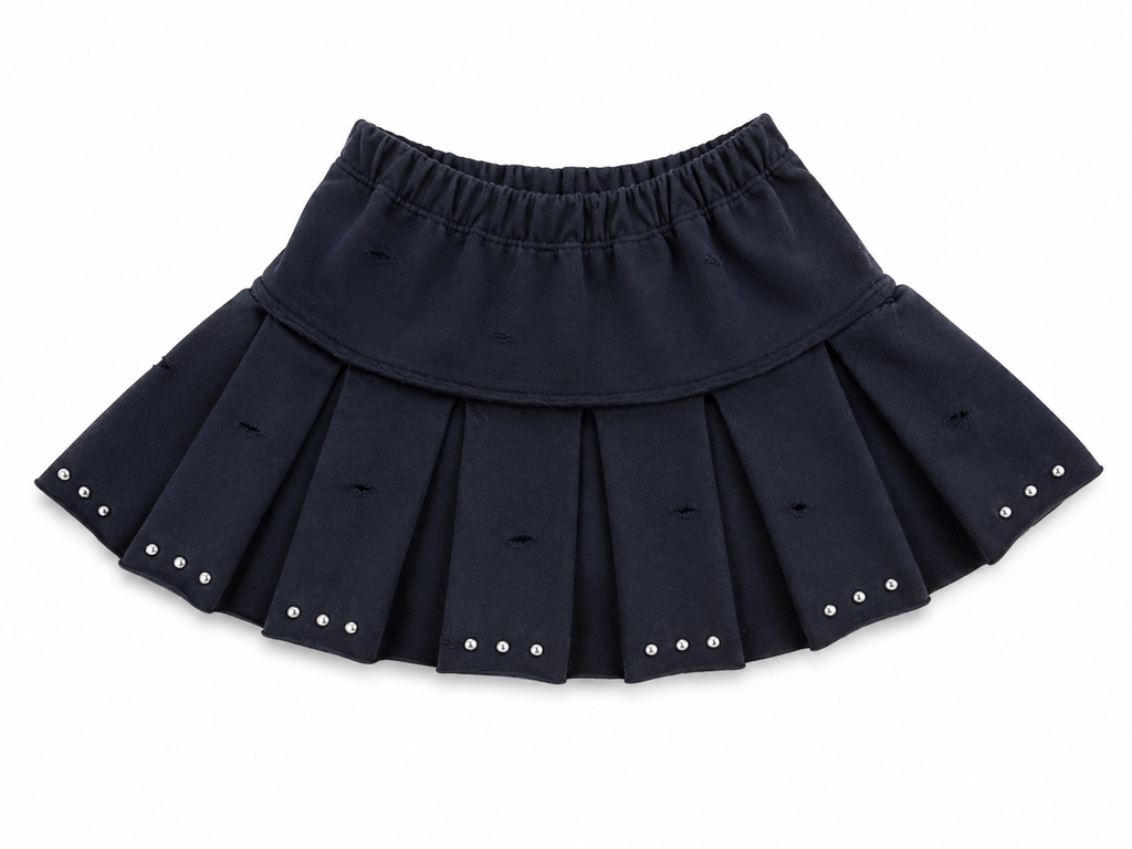MetalHead Distressed Skirt