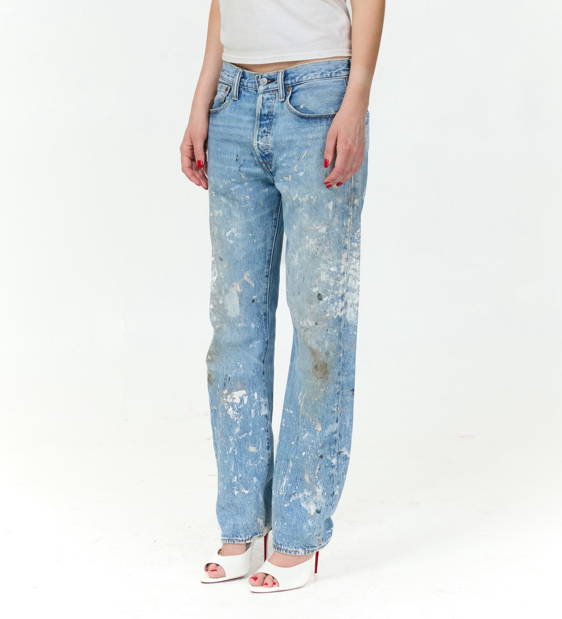 Splatter Jeans
