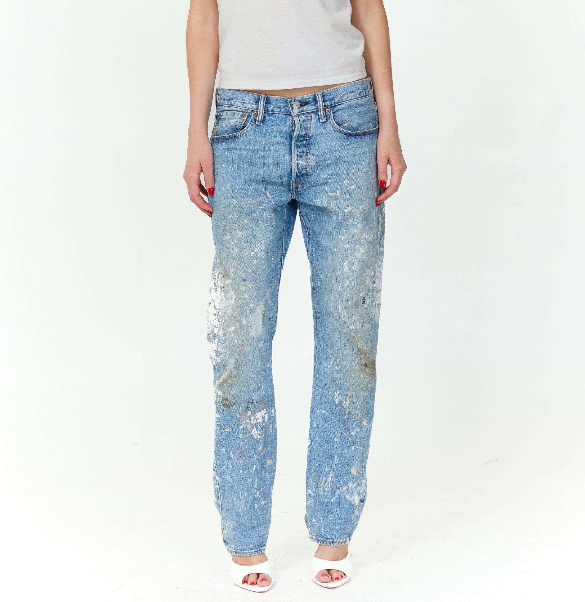 Splatter Jeans